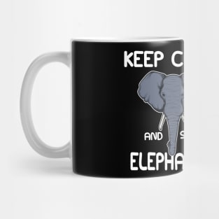 Elephant - Keep calm and save elephant Mug